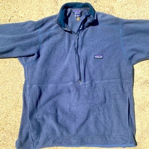 Vintage Patagonia synchilla 1/4 zip fleece sweater with pockets